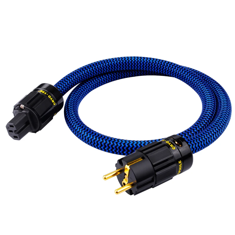 YYTCG Power Cable HiFi 6N OCC Power Cable EU Vseries Connecter Amplificateur, Filtre