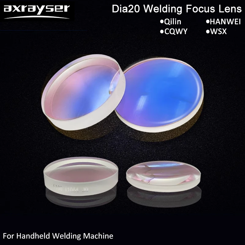 Imagem -05 - Foco de Soldagem a Laser e Lente de Colimação Lentes de Soldador Manual para Fibra Peças de Corte 1064nm Dia Cqwy Wsx Dia 20x3.5 Dia 20x5