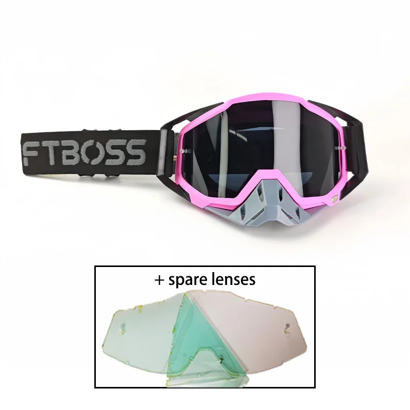 Óculos de motocross óculos de esqui de inverno ciclismo lentes de presente ftboss esporte ao ar livre à prova de vento mtb bmx equipamentos de esqui