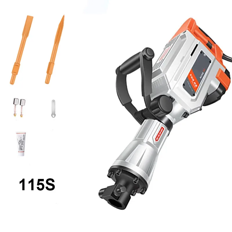 Concrete Breaker Jack Hammer Heavy Duty Electric Demolition Hammer Electric Pick Drill Breaker For Road Concrete Demolition