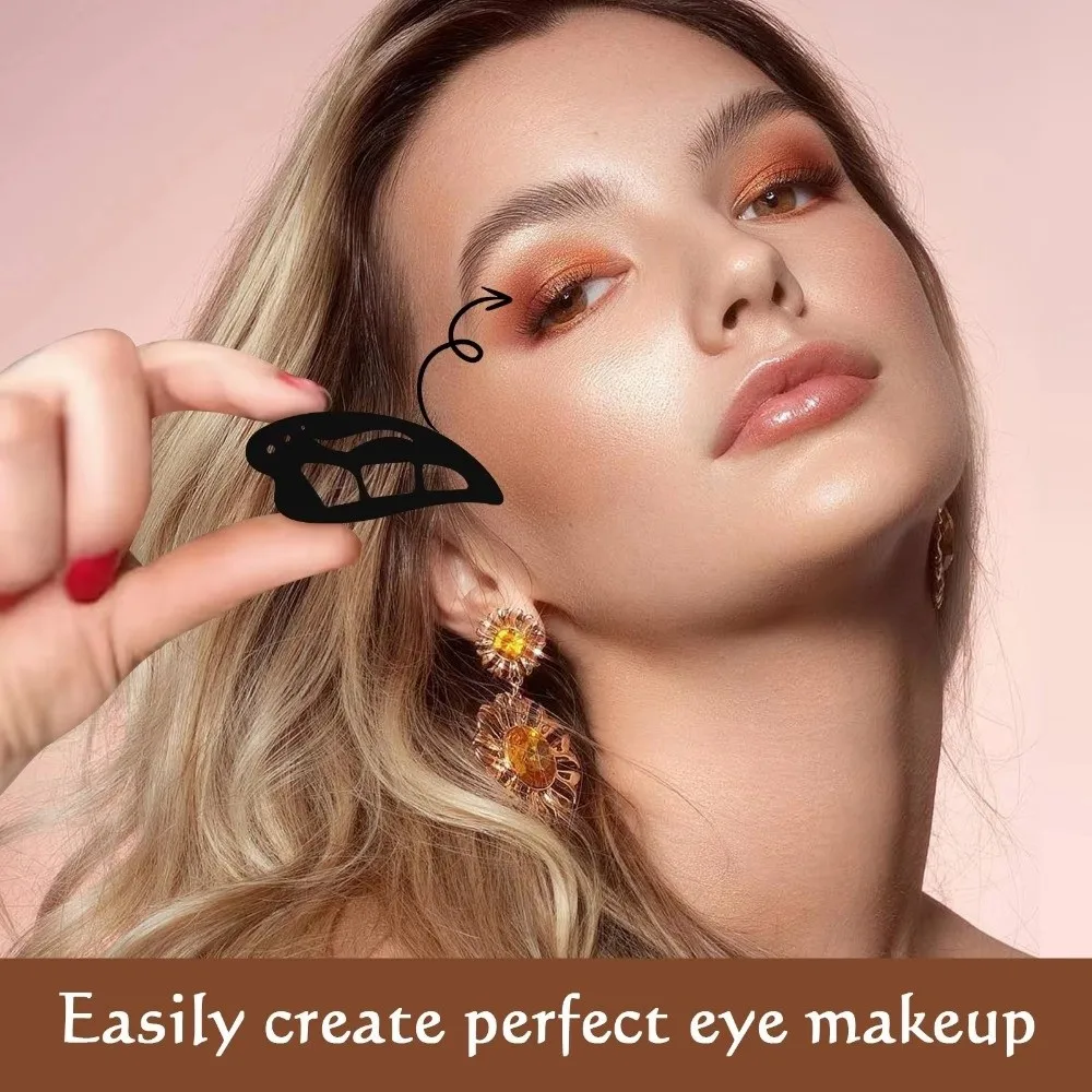 4PCS Reusable Eyeshadow Stencils Auxiliary Mold Structure Eye Makeup Seal Template Shape Eye Shadow Template Beginners view 5