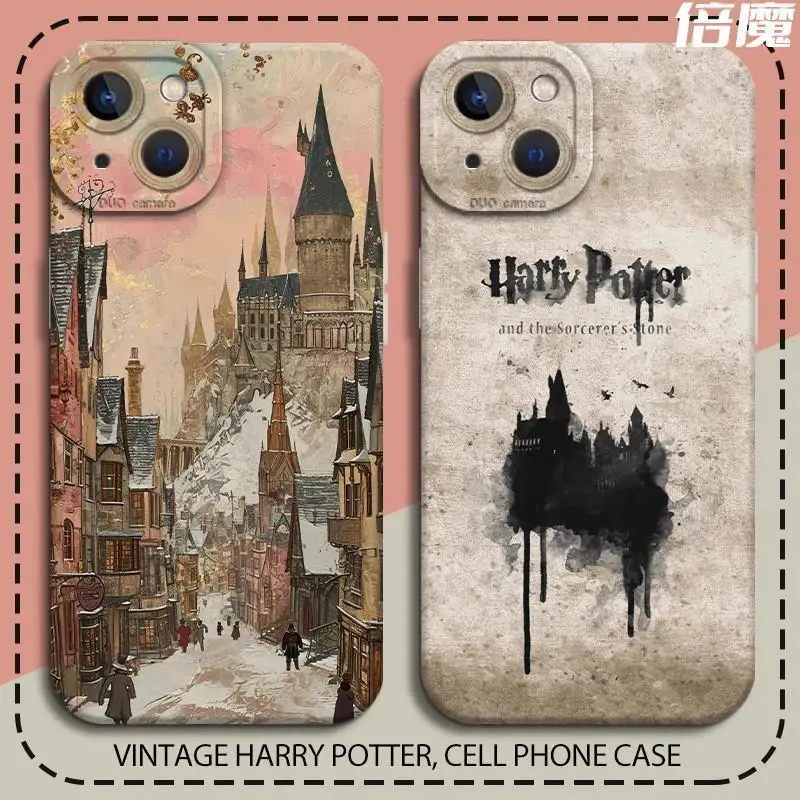 Hot Movies H-Wand Harries Etui na telefon dla P-P-PotterS IPhone 16 15 14 13 12 11 Wstrząsoodporne obrazy z osłoną przeciwupadkową