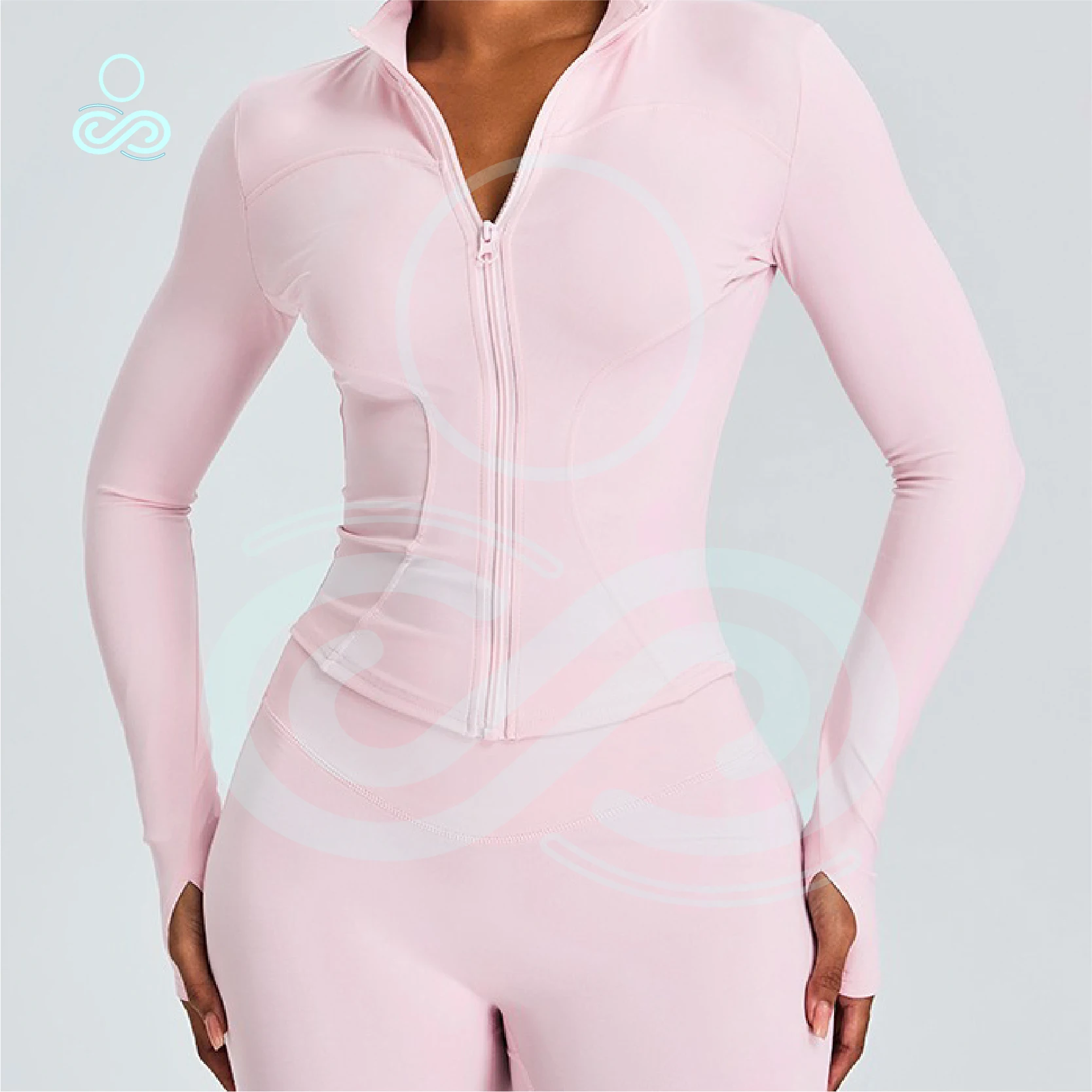 

Yoga Suit Set for Women's Outdoor Slimming and Slimming Zipper Yoga Jacket,peach Hip Lifting Yoga Pants Winter gym set women