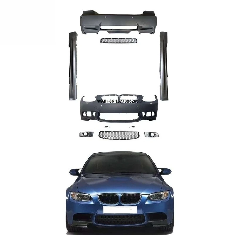 

2006y-2009y 3S E92 M Style Bodykit Full Set New Facelift Body Parts Including Front Bumper Rear Bumper Side Skirt for 3S E92 M