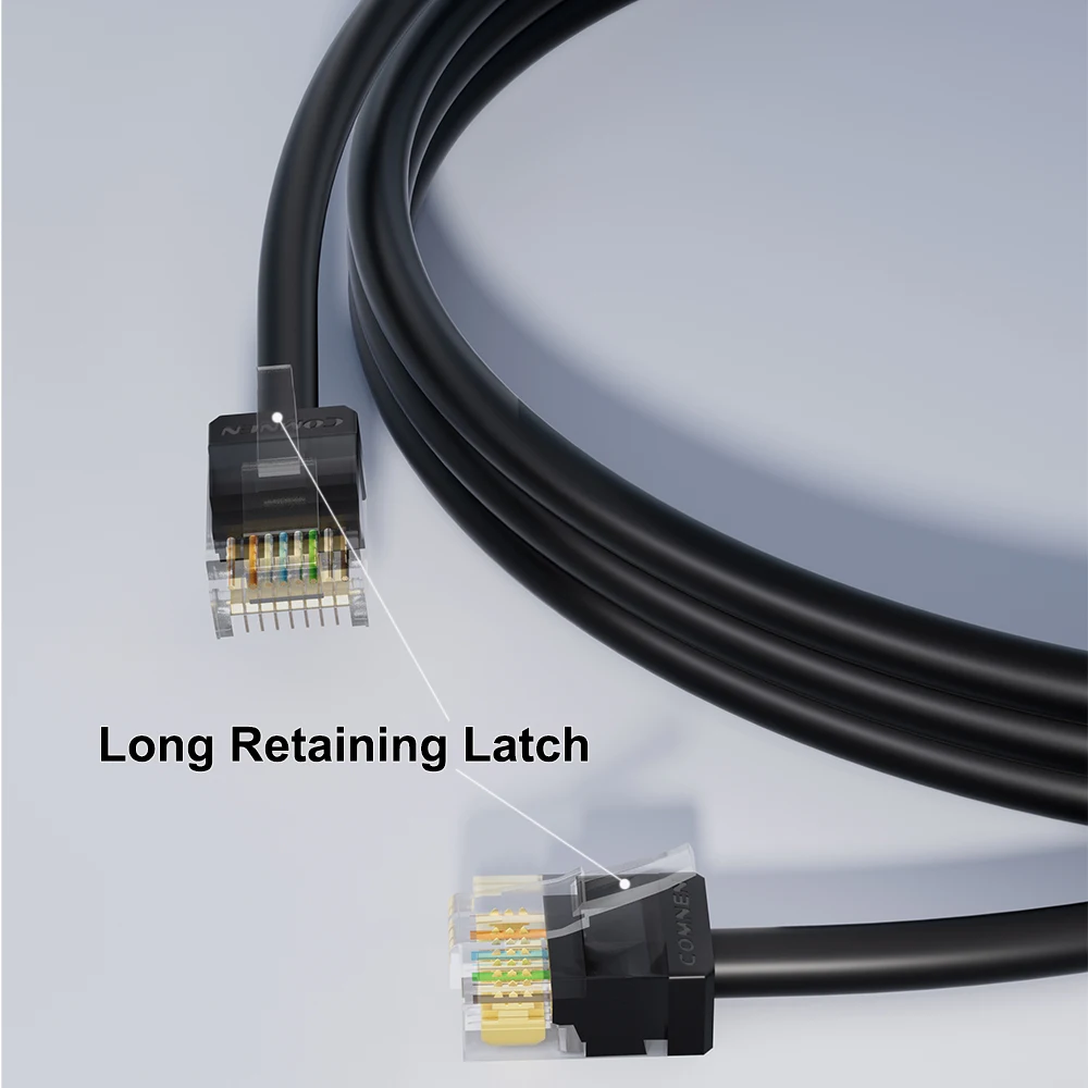 COMNEN Cat6/Cat6a 24 Pack Slim Cat6a Ethernet Patch Cable 10G Support Cat 6 Patch Cable for Patch Panel to Switch Flexiable