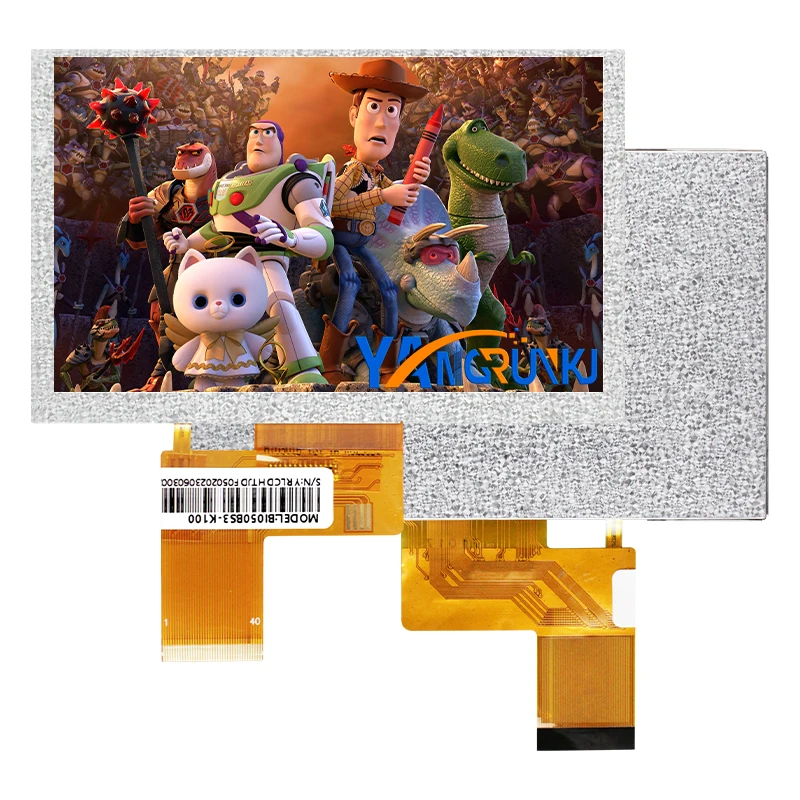 

5-дюймовый сенсорный экран с разрешением 800*480, яркостью 1000 нит, модуль HDMI BI050BS3-K100 RGB TFT HD для мониторов сигналов