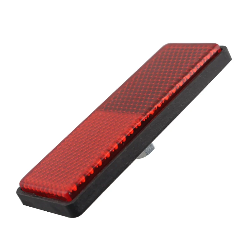 대부분의 오토바이 용 범용 ATV 자전거 먼지 자전거 등 반사판 스쿠터 쿼드 직사각형 반사판 경고 반사판