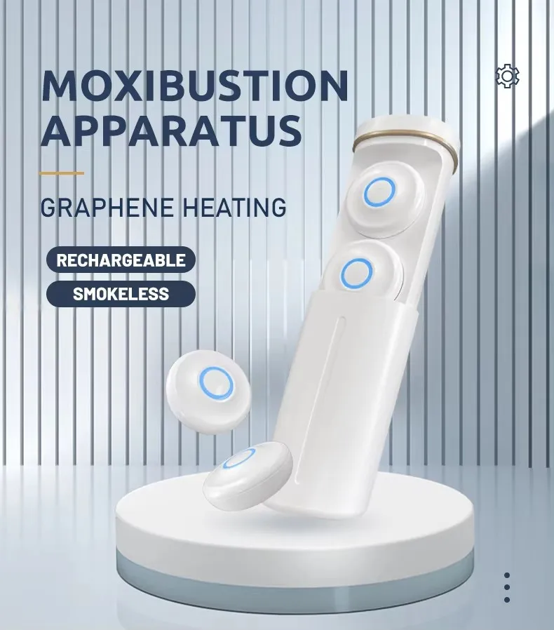 Electric Moxibustion  Intelligent Temperature Control Magnetic Charging Portable Intelligent Moxibustion