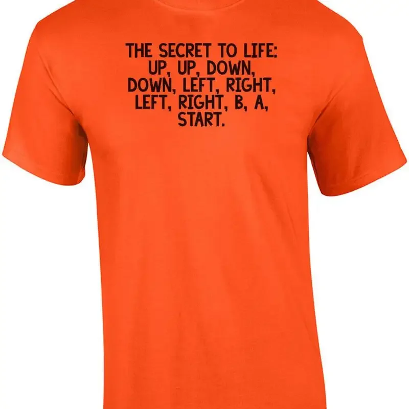The secret to life: up, up, down, down, left, right, left, right, b, a, start... T shirt