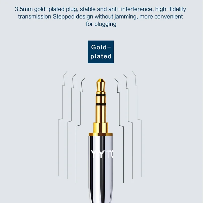 YYTCG wysokiej jakości 3.5mm wtyczka gniazdo Audio 3-biegunowe pozłacane Adapter do słuchawek do DIY Stereo zestawu słuchawkowego słuchawki/naprawa