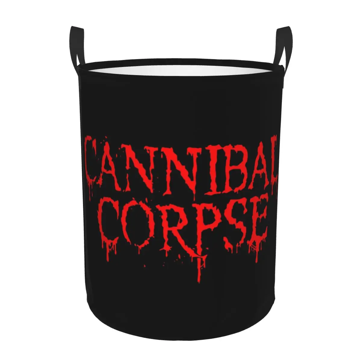 Cannibal Corpse Death Metal Band Dirty Laundry Baskets Folding Large Waterproof Clothes Toys Basket For Home Children's