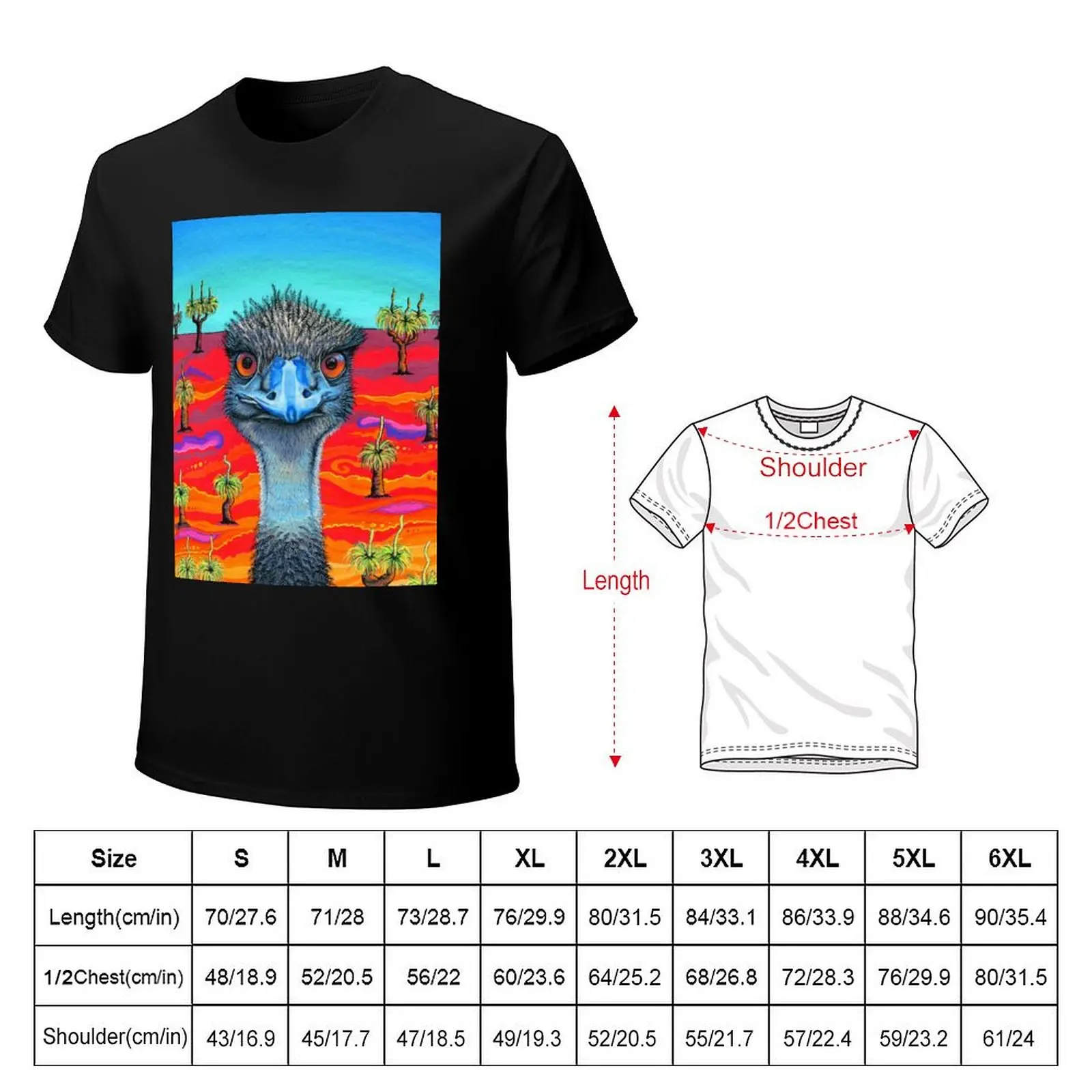 Emu Aussie T-Shirt Moisture Wicking Quick Dry Tee