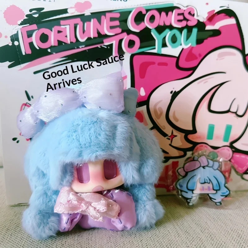 

Оригинальный набор-сюрприз Super Vitality Factory Good Luck Sauce Pro Series: коллекционная игрушка-кукла, подвеска для сумки, подарок для девочек, таинственная коробка