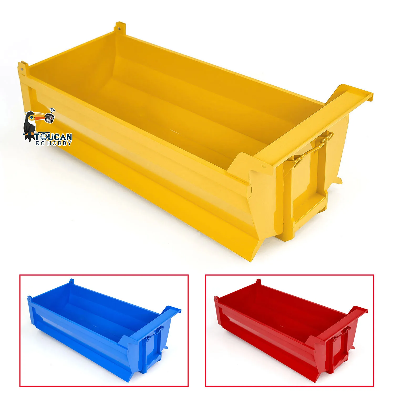 

Spare Parts Metal U Shape High Bucket Accessories for Toys 1:14 10x10 8x8 RC Hydraulic Roll On Full Dump Tipper Car TH23954