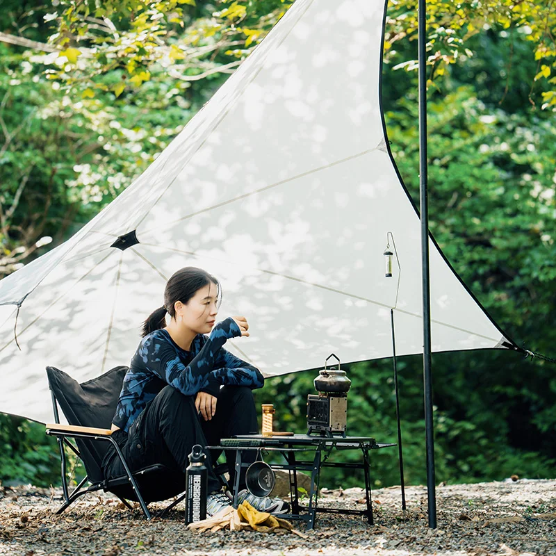 Goout Springhill حفرة نار صغيرة للتخييم في الهواء الطلق موقد الحطب المدمجة المحمولة للطي منضدية حفرة النار موقد الغليان #4