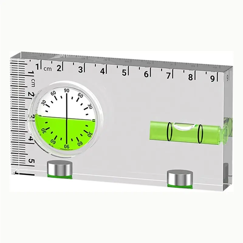 TKOH-Mini Level Ruler With Magnet-For Acrylic-Fits 1Pc For Accurate Angle Measurement
