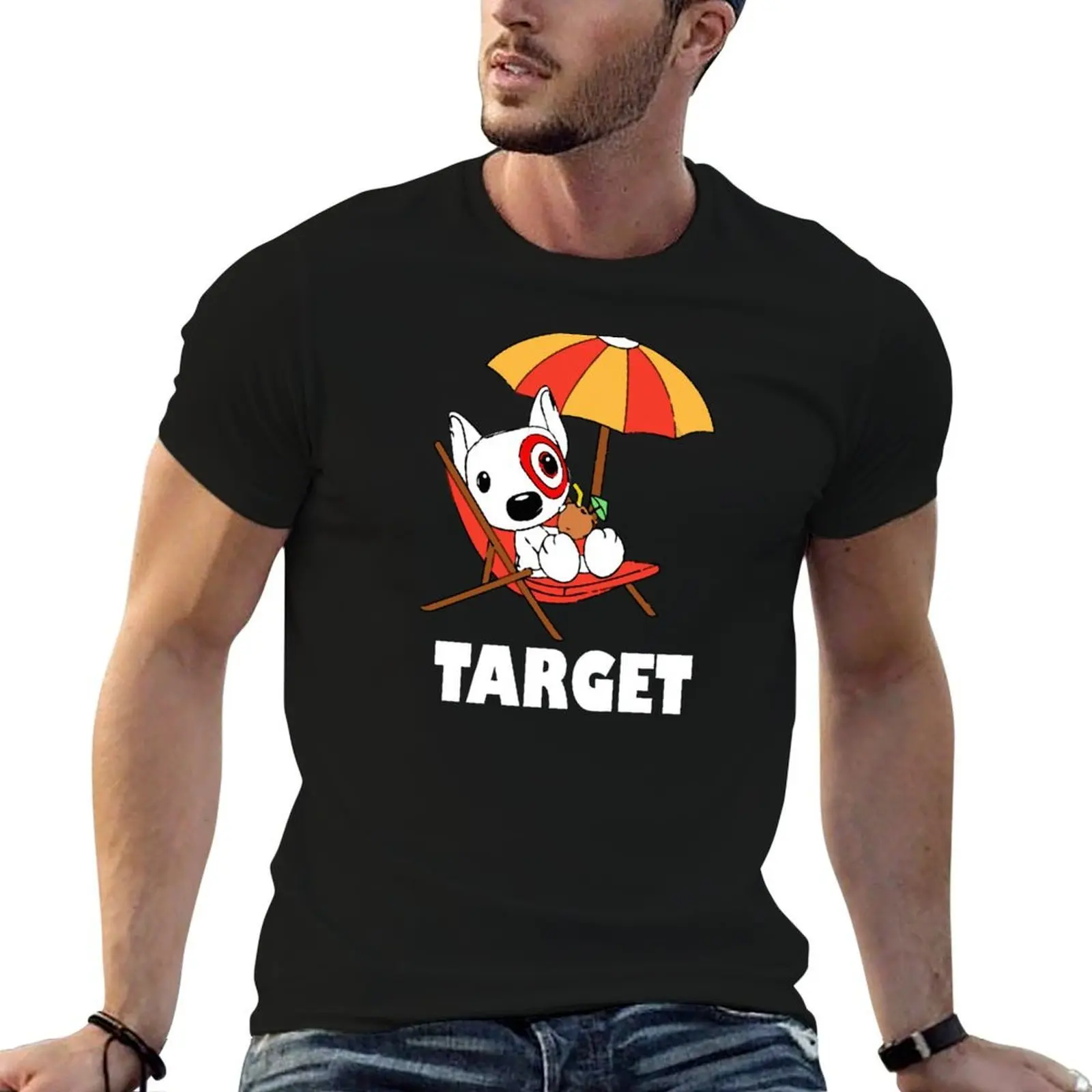 

My Happy Place (TARGET) T-Shirt anime tshirt t shirts for man pack cotton T-Shirt