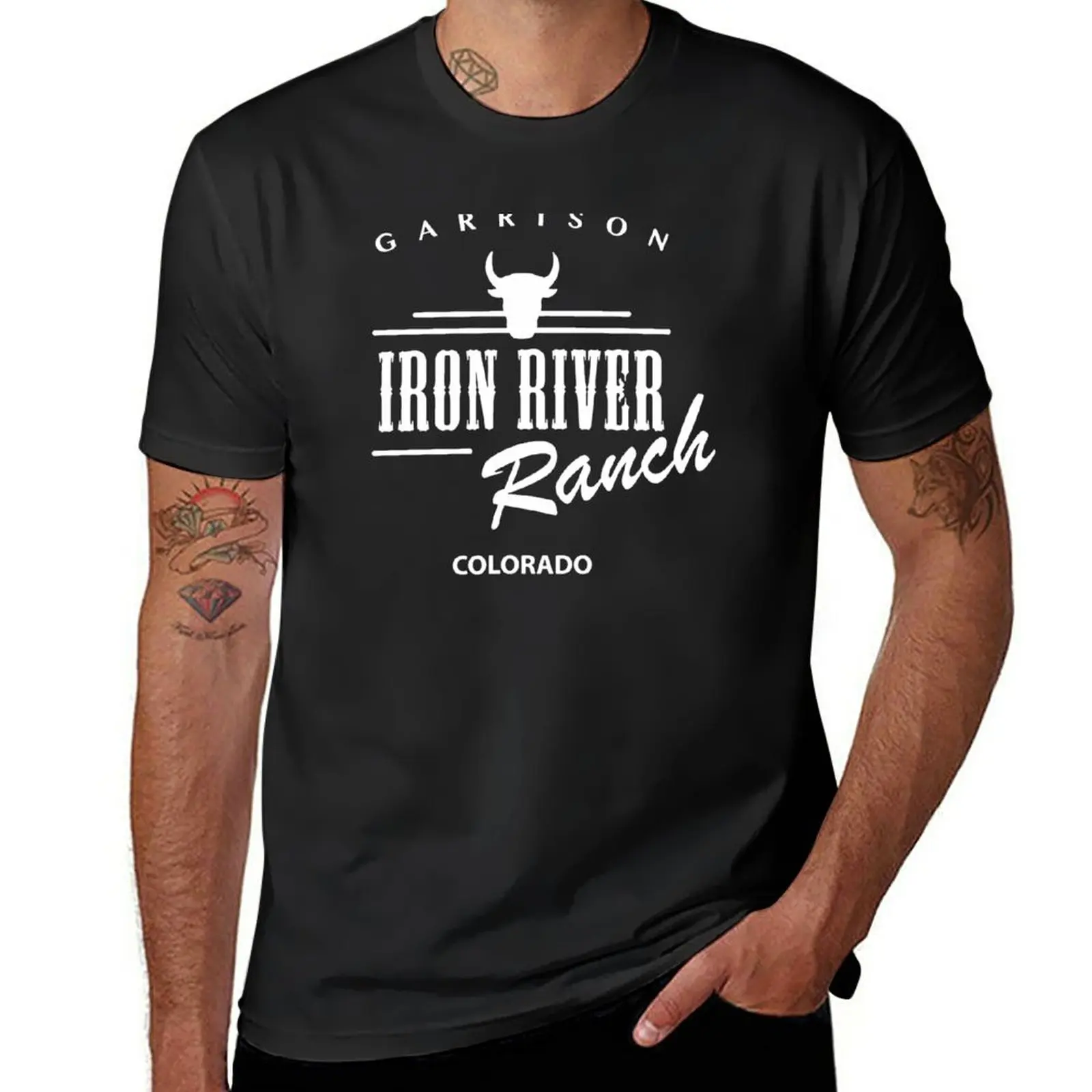 New Iron River Ranch T-Shirt boys t shirts aesthetic clothes mens t shirts pack