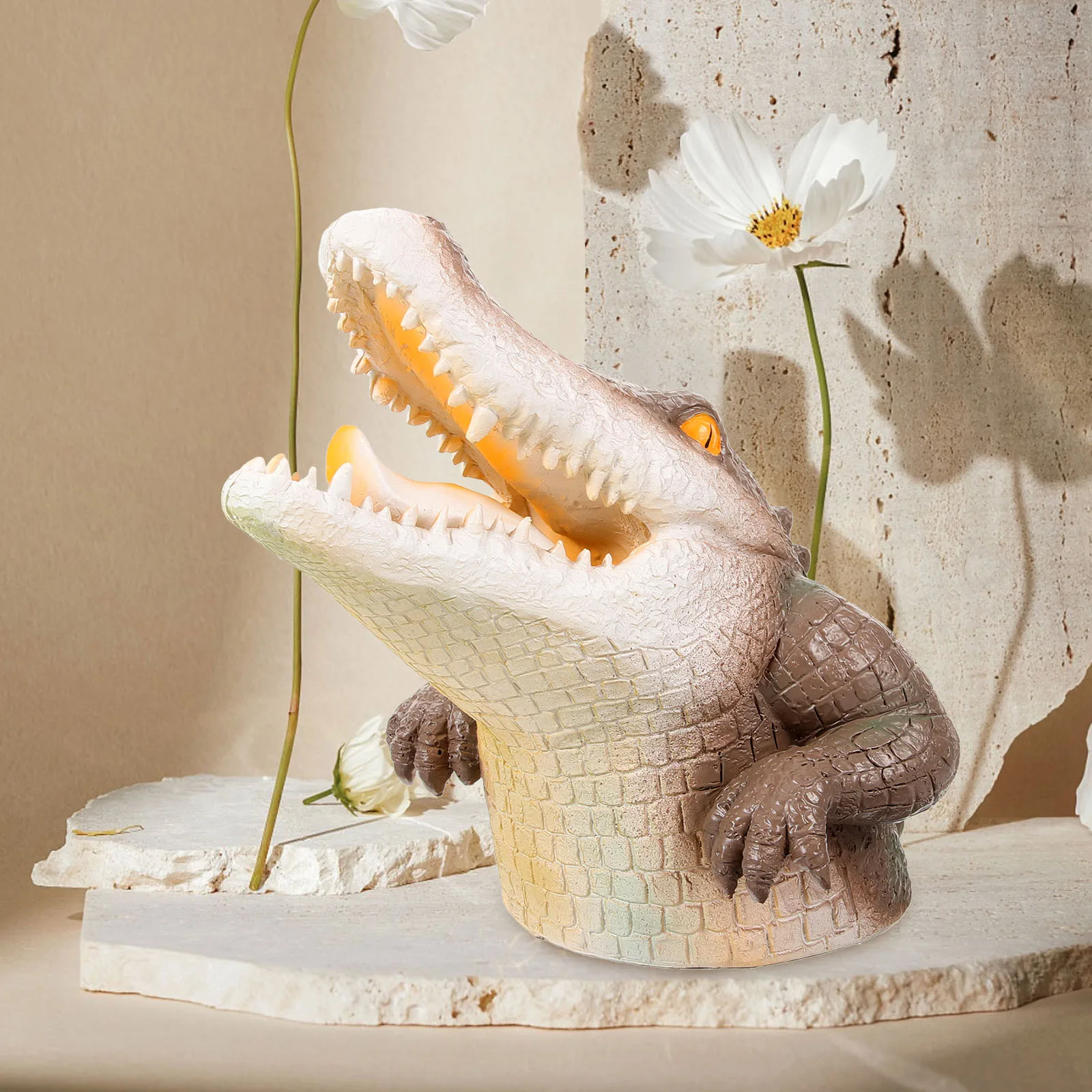 

Realistic Ornament Floating Craft For Pond Pool Patio Decor Head Statue Gift, Pond Decoration, Pool Animal Decor, Animal Crafts,