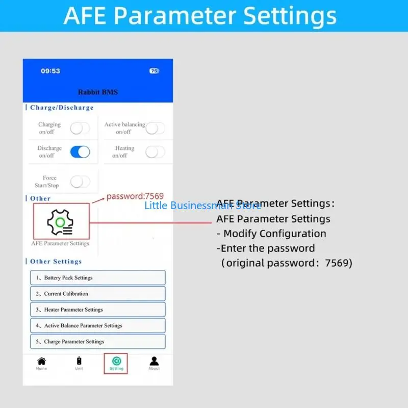 Batteriemanagementplatine für 4S LiFePO4 12V-Packs mit Balance M76A – Detail 2