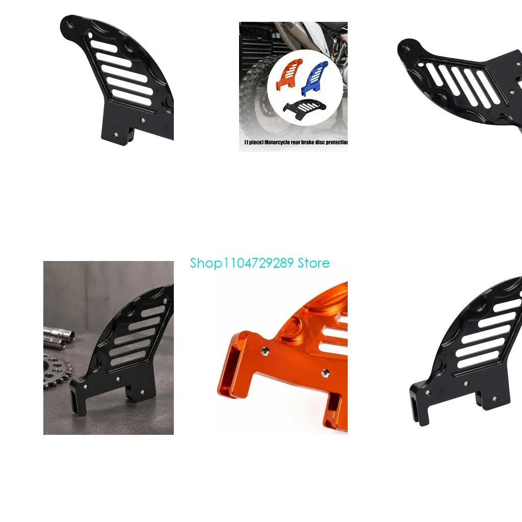 D8KE Motorcycle Rear Brake Disc Guard with Shaped Single-Body Panel for MC350F MC450F