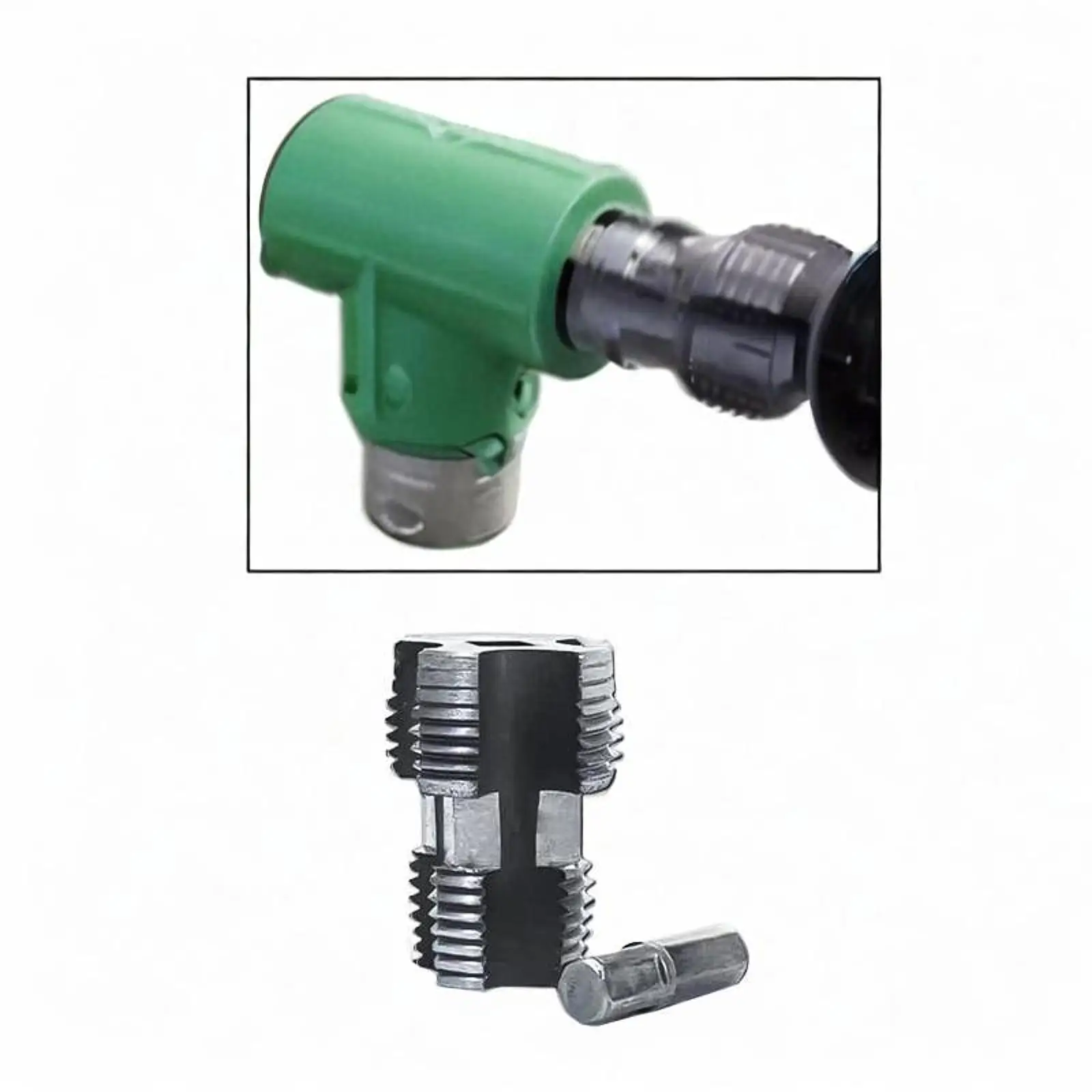 Double Head Pipe Pipes Valve Faucet Connector Stable Professional Water Pipe Thread Opener Water Pipe Thread Opener