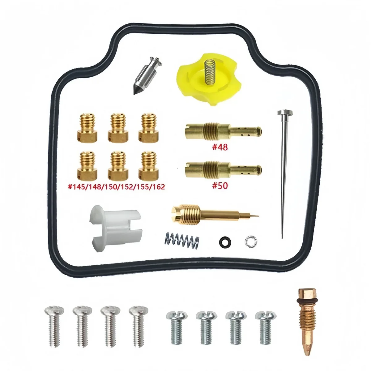NX650 Carb Refurbish Kit For 650 1988-1994 Single Cylinder Adventure Bike Fuel