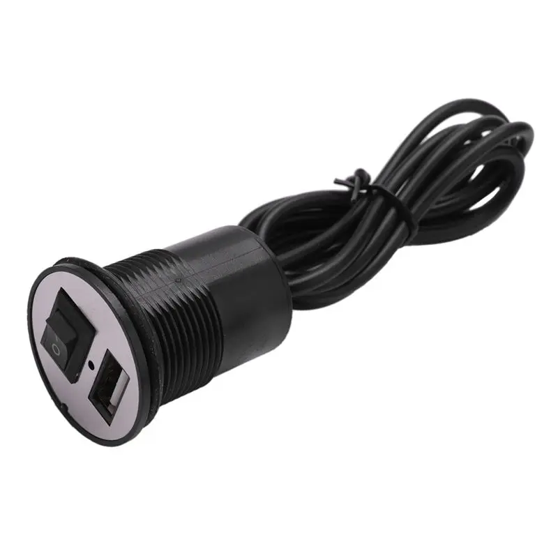 

12-24V Universal USB Charger Motorcycle Power Adapter Socket USB Charger Waterproof Auto Charger Adapter For Mobilephone Gps