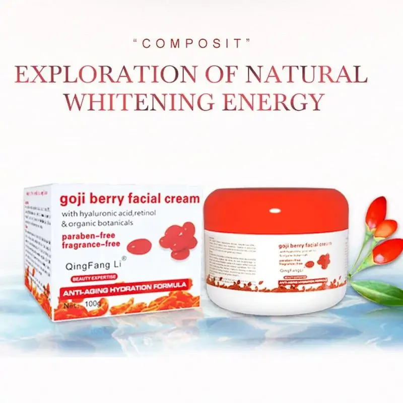 Goji Berry Face Cream Wolfberry Whitening Wrinkle Cream Moisturizing Facial Cream Hyaluronic Acid Retinol Chinese Skin Care