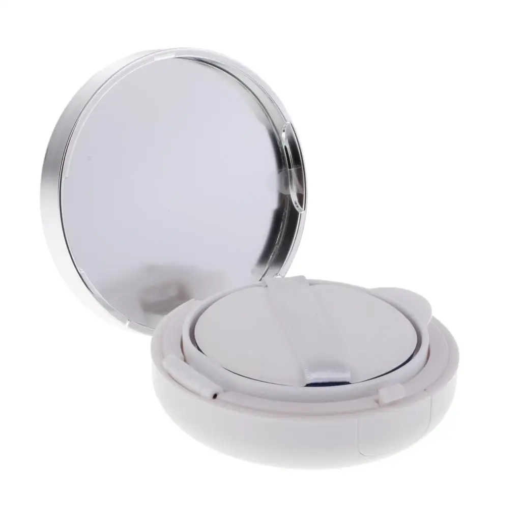 حاوية بودرة مكياج بلاستيكية محمولة، صندوق تخزين مستحضرات التجميل مع نفخة لمجموعة المكياج #5