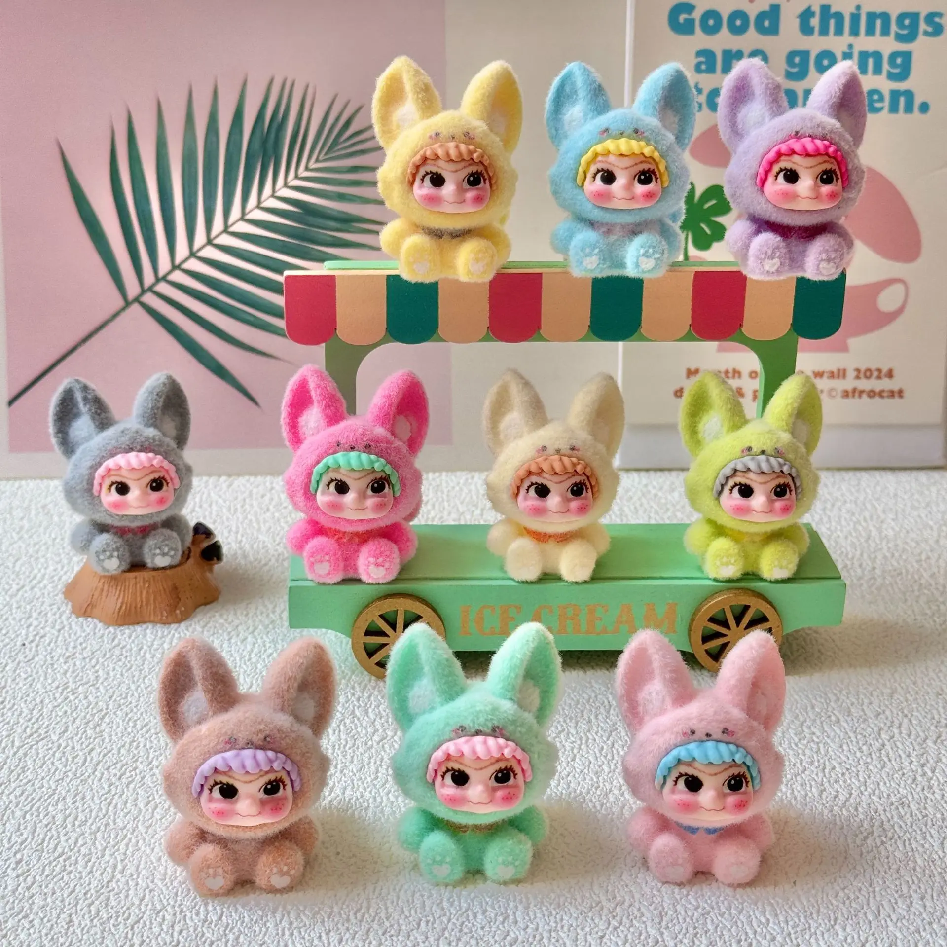 10 قطعة/المجموعة/مجموعة من لعبة شخصيات واكوكو تمثال صغير لتزيين سطح المكتب نموذج الحلي لعب للأولاد والبنات هدايا عيد الميلاد #2