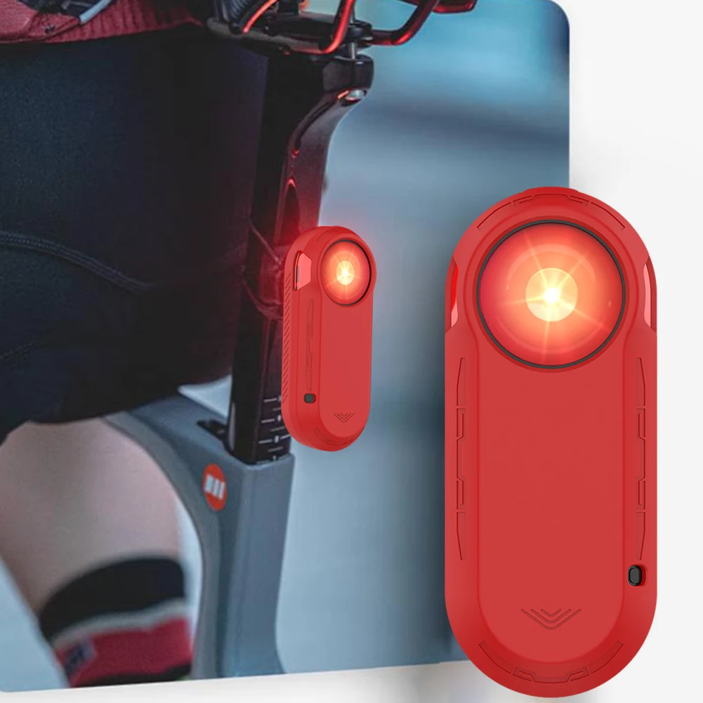 Silicone Light Protect Sleeve Washable Smart Bike Lights Shell Anti-Lost Impact-resistant Dustproof for Garmin Varia RTL515