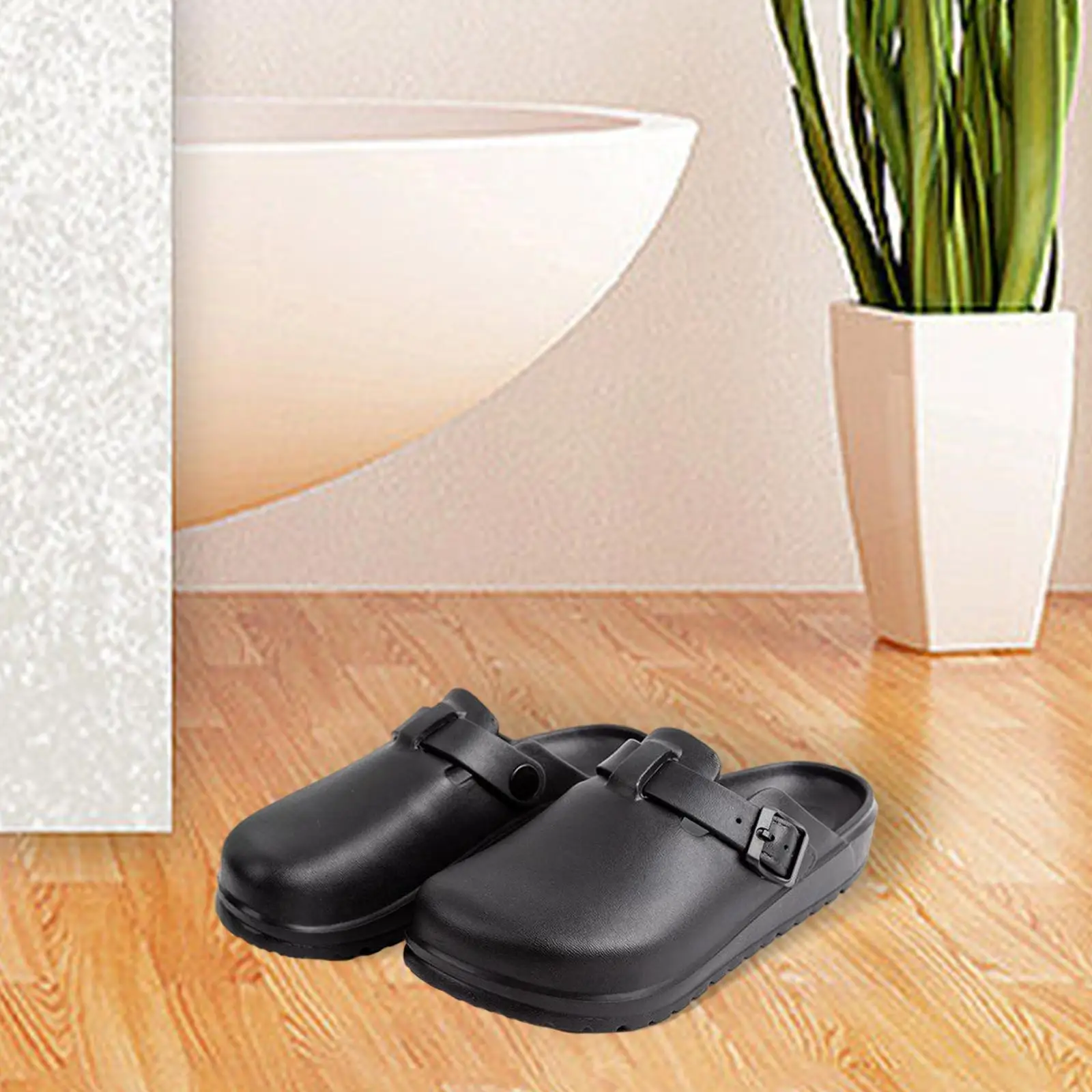 Women Non Slip Nurse Slippers Breathable EVA Clogs Slip on Work Shoes for Chef Casual Summer Garden Sandals Comfortable Flat