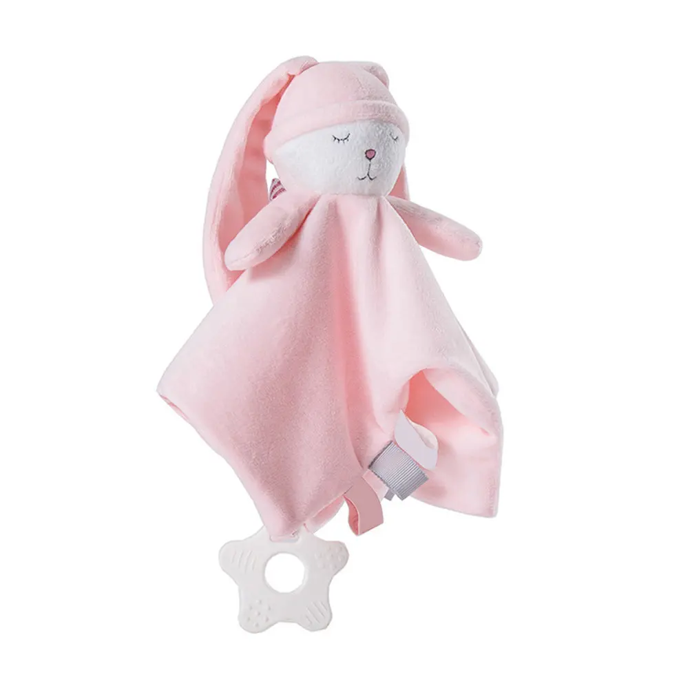 

Baby Appeasing Pacifying Blanket Soft Safety Comfort Towel Infant Soothing Security Blanket Ideal for Stroller Crib Use