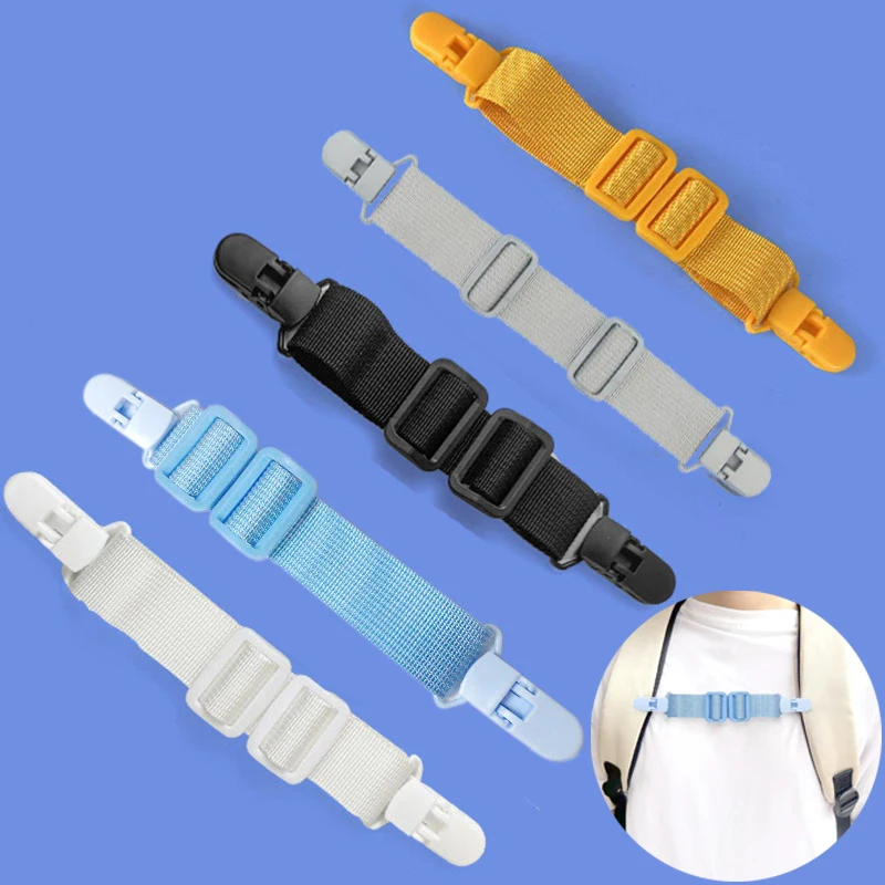 Non-slip Kids Backpack Shoulder Strap Decompression Nylon Adjustable Chest Harness Buckle Clip Strap Easy Closure Quick Release