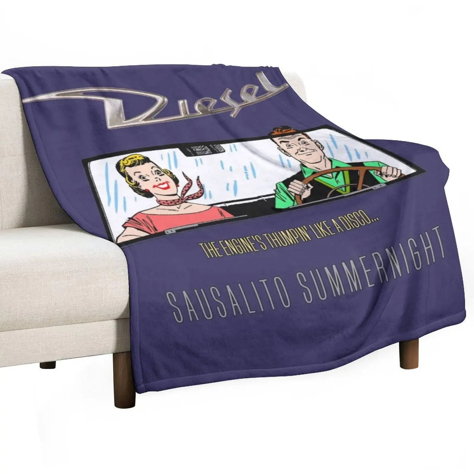 Diesel: Sausalito Summernight Throw Blanket Blankets Sofas Of Decoration Nap Softest Sofa Throw Blankets