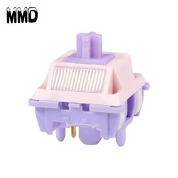 MMD Princess V4 Switch 5Pin Linear 28g 38g 45g 53g HIFI Hot Swap Custom Mechanical Keyboard Switches Embedded Light Guide Pillar