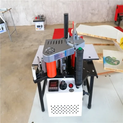 1200KW woodworking edge banding machine portable wood PVC Manual Edge Bander Double Side Gluing 110V/220V