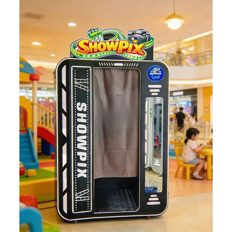 2026 Newest Selfie Magic Mirror Photo Booth Digital Camera Printer for Party Supplier Customizable Photo Kiosk
