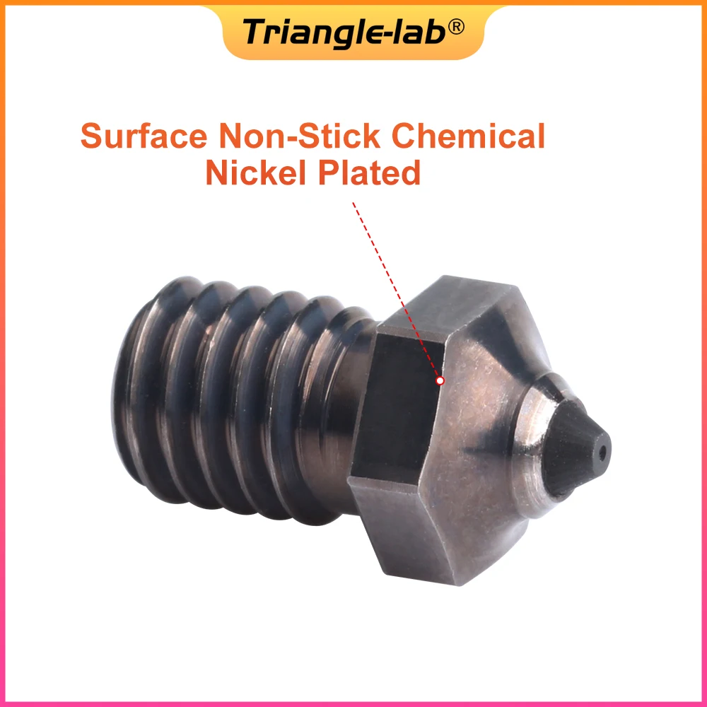 Trianglelab V6 Diamond Nozzle Polycrystalline Diamond PCD Wear Resistant Compatible RAPIDO  V6 Hotend TD6S CHC KIT   3d Printer