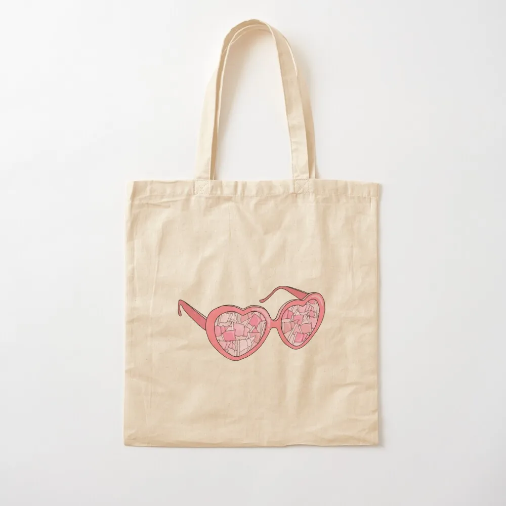 

rose glasses Tote Bag large size bags tote bag canvas great bag personalized tote