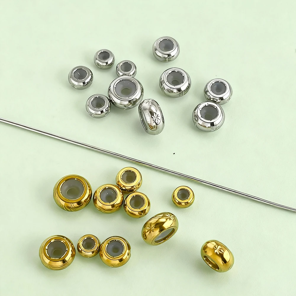 Cordial Design 50Pcs Jewelry Findings/Hand Made/Stainless Steel/Spacers Beads/DIY Accessories/Beads For Bracelets #195482