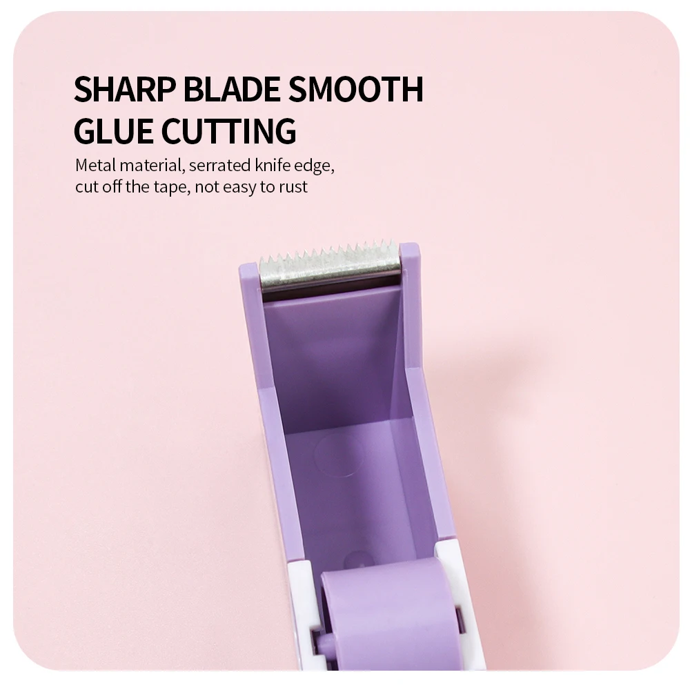 ANNAFRIS 1Pc Tape Holder Cutter Dispenser Organizer Plastic Rotating Tape Portable Cutting Tools for Eyelash Extension Makeup