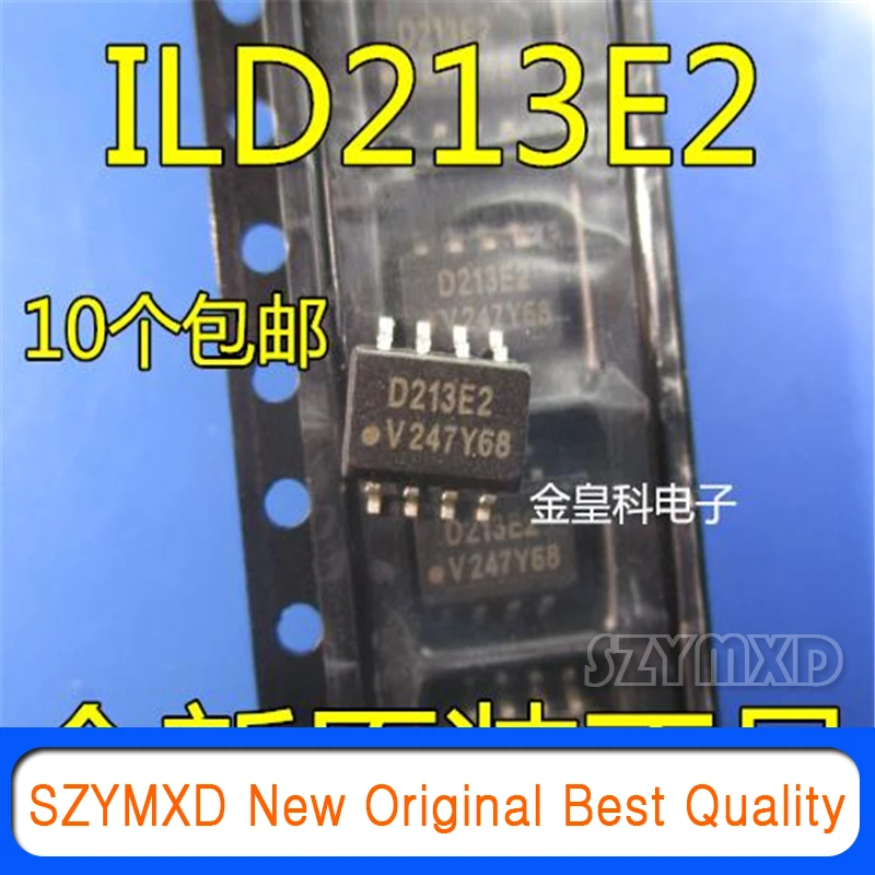 10Pcs/Lot New Original ILD213E2 MOCD213E2 D213E2 optocoupler patch SOP8