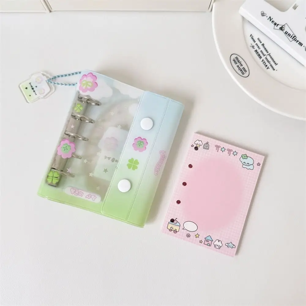 Cute Spiral Binder Looseleaf Notebook Daily Planner Cartoon Paper Refill Bear PVC Binder Inside Page Students