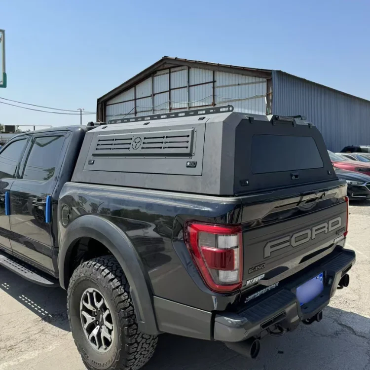 Damei Tailored Sizes Available Waterproof Coating Pickup Hardtop Canopy For Dual Cab 4x4  Tacoma Hilux  F150  Ram