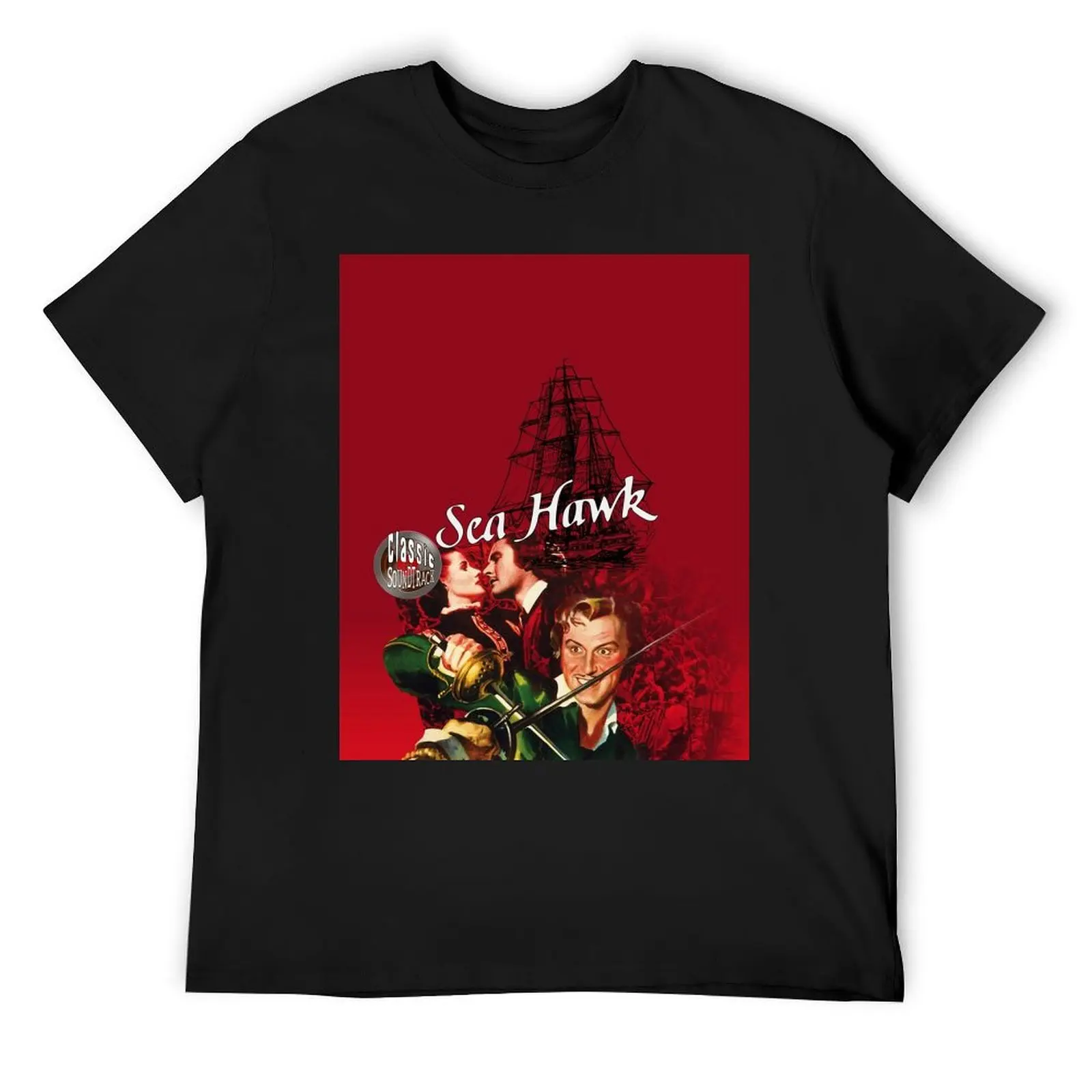 Sea Hawk T-Shirt baggy shirts sweat rapper graphic tees men t shirts high quality