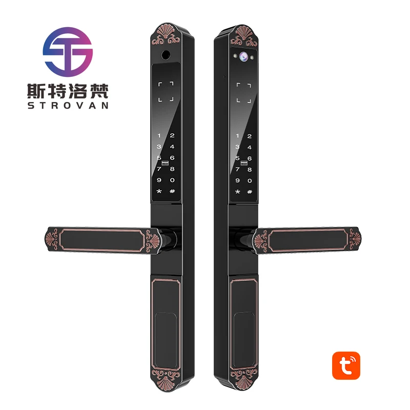 

STLF SOURCE PRICE Slim Exterior Door Lock Approved Smart Products Ttlock Fingerprint Rfid Digital Door Lock