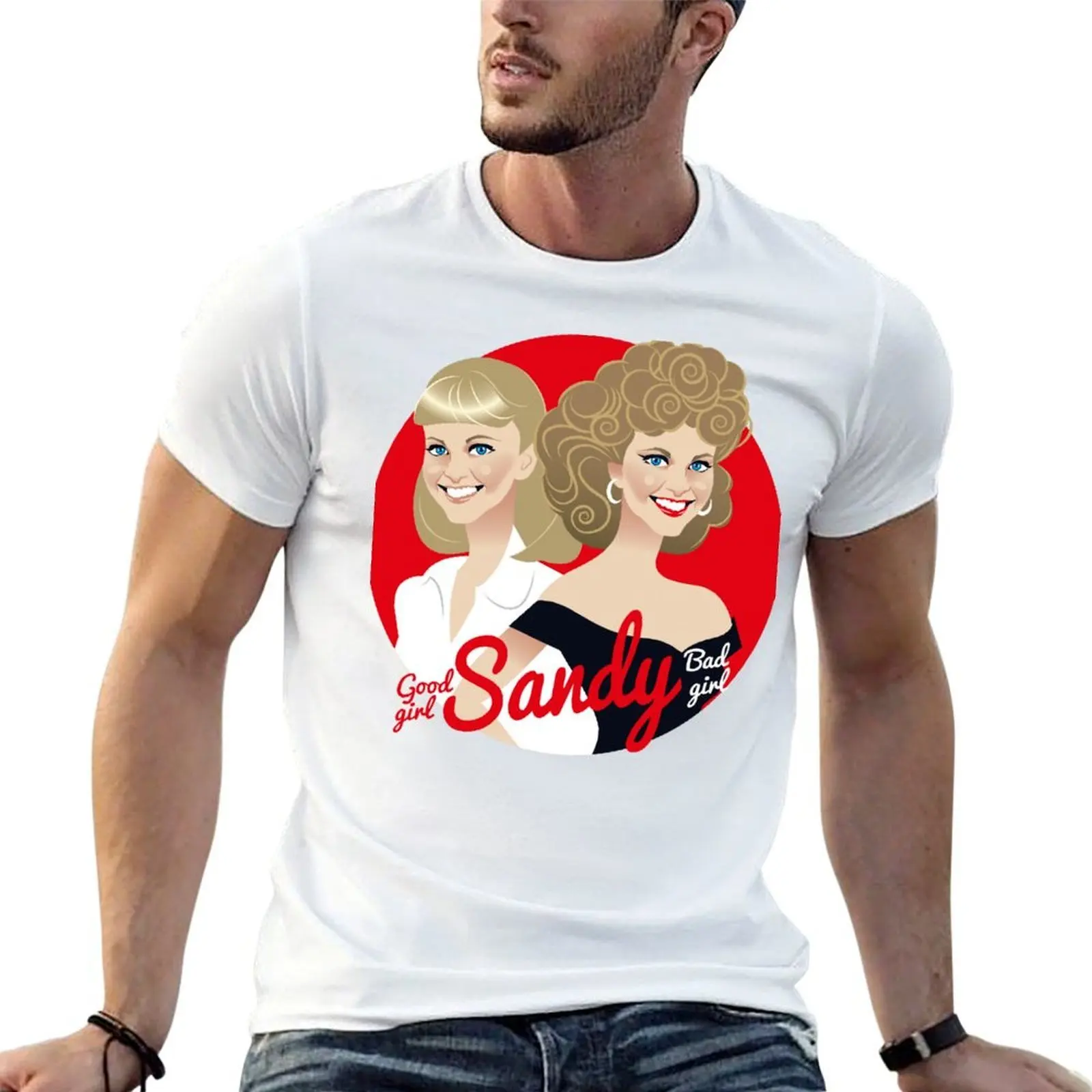 

Good girl Sandy Bad girl T-Shirt anime tshirt t shirts designer T-Shirt
