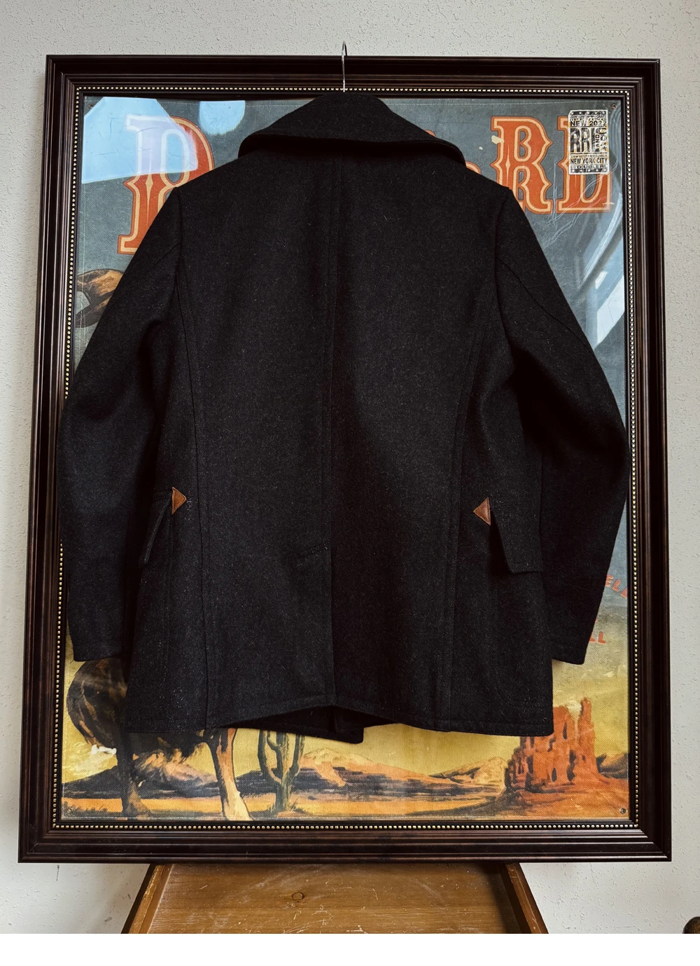 خياط براندو الوزن الثقيل 35oz صوف ذخب أمريكي عتيق 740 طاووس مزدوج الصدر #3